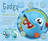 Gadgy ® Seifenblasenmaschine Delfin für Kinder und Draußen | Bubble Blower Machine Dolphin | Mit 236 ml. Seifenblasenlosung | Fisch Blau - 6